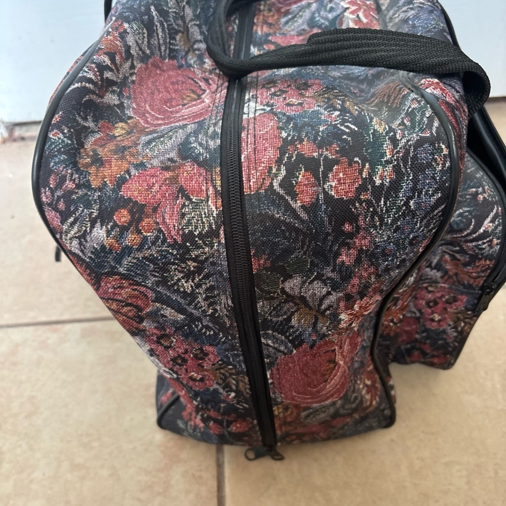 Vintage Kenmore Sewing Machine Carrying Case, Travel Carry Tote Bag Tapestry - Picture 5 of 13